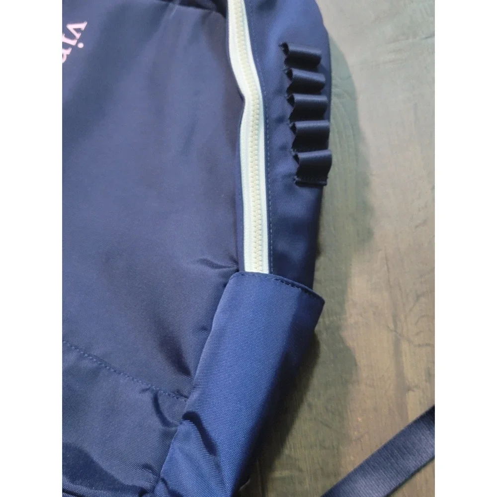 Vineyard Vines Target Navy Blue Pink‎ Logo Backpack Padded School Bag RN17730